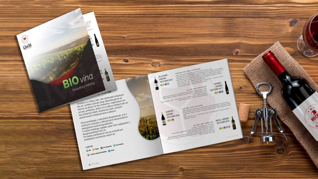 Grafika katalógu pre BIO vína