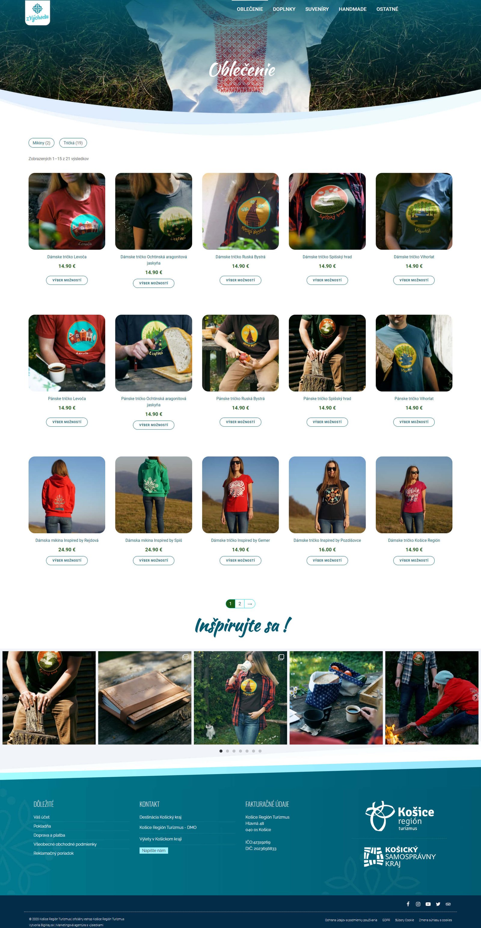 Vytvorenie E-shopu pre predaj produktov