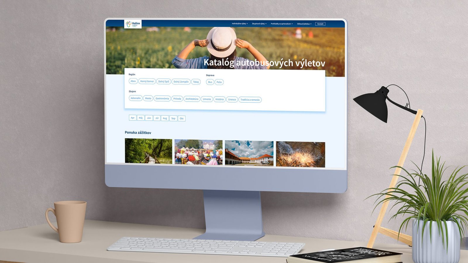 Tvorba webstránky pre výlety v Košickom kraji